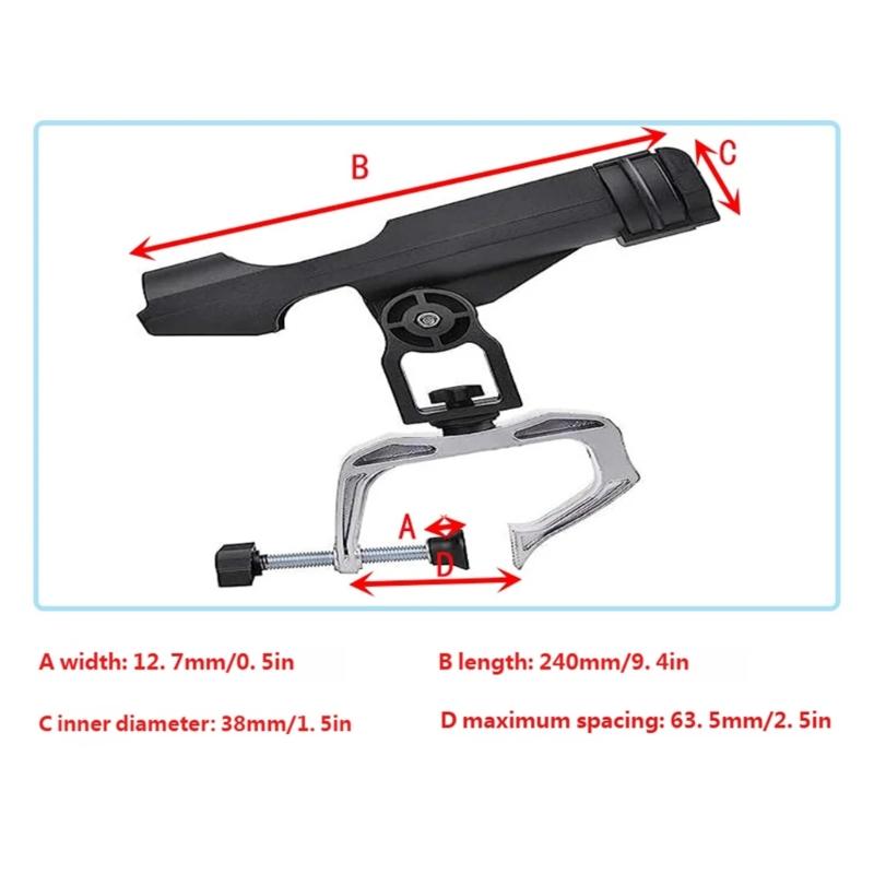R6FE Adjustable Large Clamps O - Fishing Rod Rack review and price