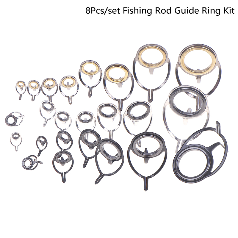 8Pcs Fishing Tackle Stainless  - Fishing Rod Tip Replacement review and price
