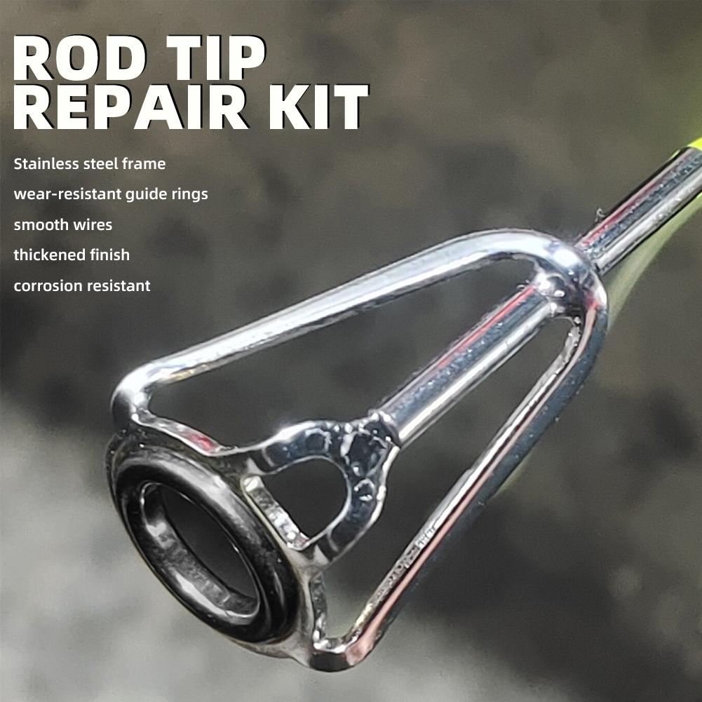 Rod Tip Repair Kit 10pcs Fishi - Fishing Rod Tip Replacement review and price