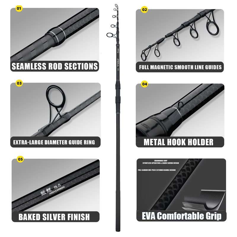 3.0M-4.2M Carp Telescopic Fish - Fishing Rod Surf review and price